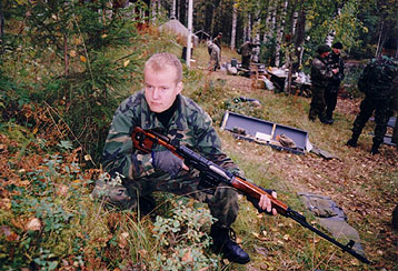 Finnish sniper with SVD