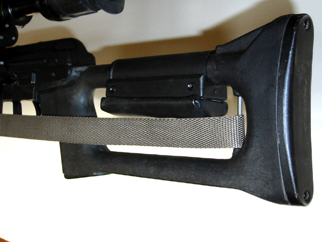 SVD buttstock with cheek pad down