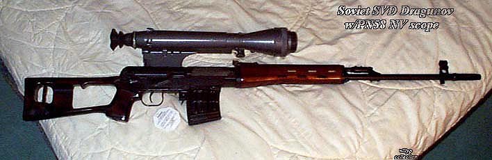 Russian SVD Izhmash with 1pn58 scope